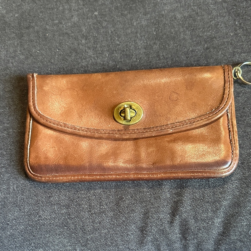 Coach Brown Leather Wallet